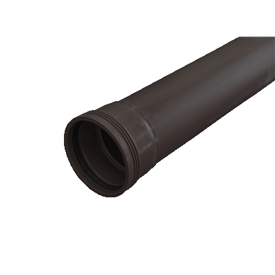 Avløpsrør 110mm x 2,4 m Svart - Stk
