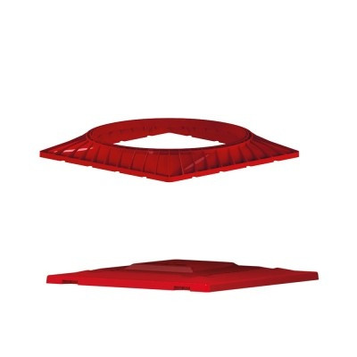 ECObloc Vario 800 flex grunnplate og toppdeksel