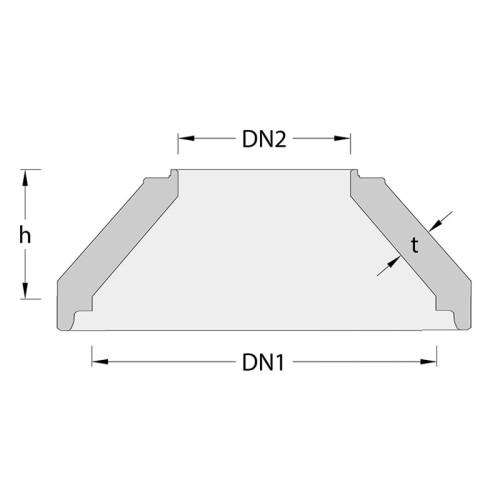 Betong Kjegle 1600/700 Sentrisk