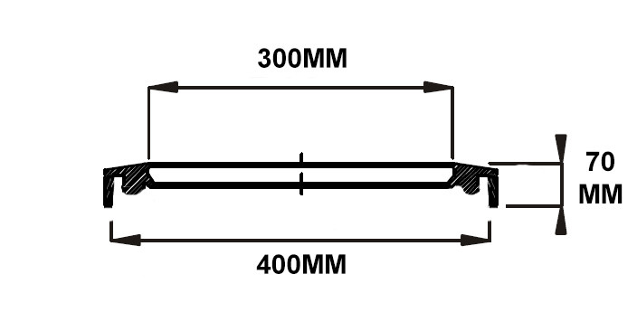 Gummipaking 400/315 til DV/OD kummer