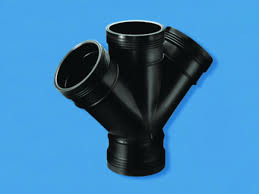 Grenrør 110x45 sort PP dobbel gren