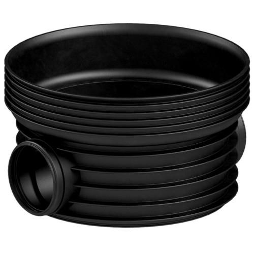 Inspeksjonskum DV 600 Rettløp 250 mm  PRO - SVART