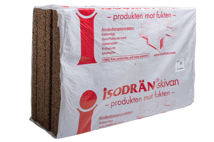 ISODREN Kjellerveggsplate Extra 65 mm 1200*800 (5,76 kvm/pkt)