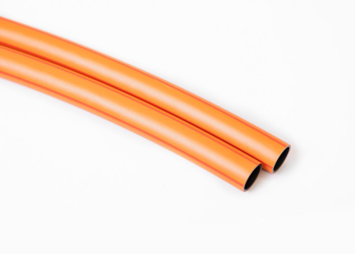 1-L DL FIBERK. RØR 50MM  Oransje MET pris