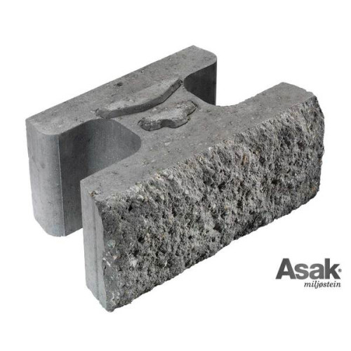 Mur Vertica Normalstein/rett - Koksmix 45x26,5x10 - Stk pris
