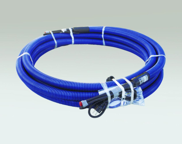 Vannledning Thermorør 20x45mm. 45met. Med selvbegrensende armekabel og stikk 240V