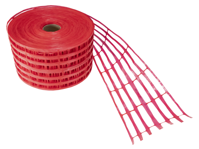 Markeringsnett RØD 10 cm -  med søketråd