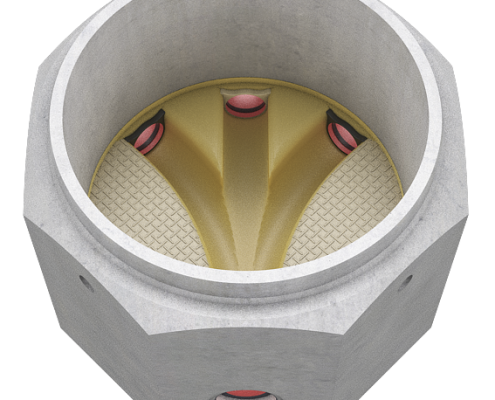 Rennekum DN1000 200mm PP rettløp