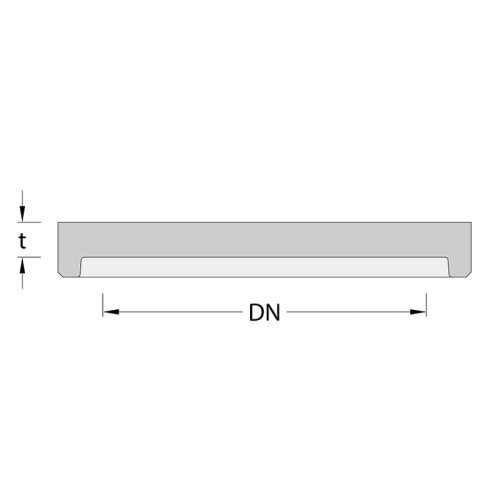 Betonglokk 800/100 med Fals