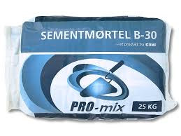 Pro-Mix b-30 25 kg  Plastsekker- 48 stk/pr pall