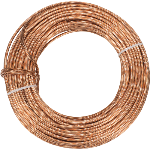 Jordtråd kobber 50mm² bunt METER