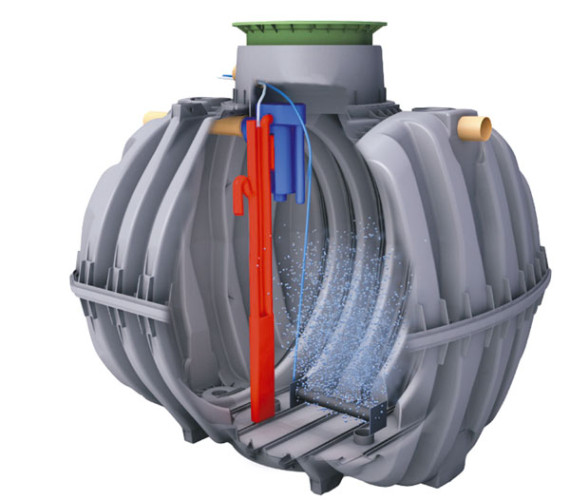 Conclean Easycompakt - Infiltasjon på tank inkl pumpe til utløp