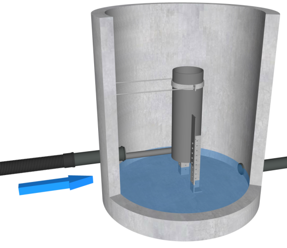 Tørroppstilt virvelkammer 3P Technik 9l@1m Rustfri  NETTOPRIS